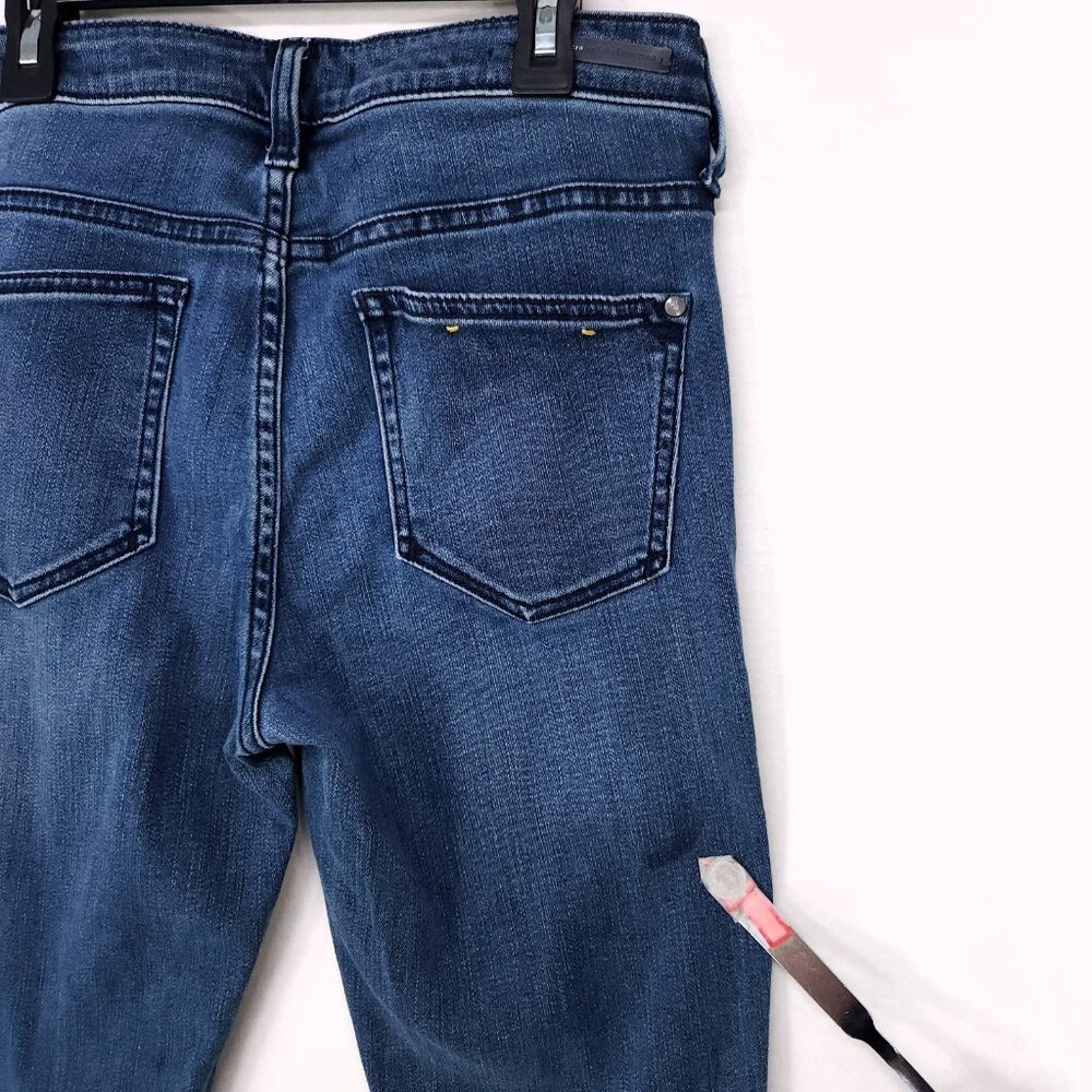 Pilcro & The Letterpress Jeans Women's 28 Script Skinny Frayed Hem - Picture 3 of 15